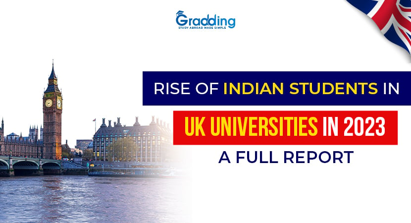 Rise of Indian Students in UK Universities in 2023: Gradding